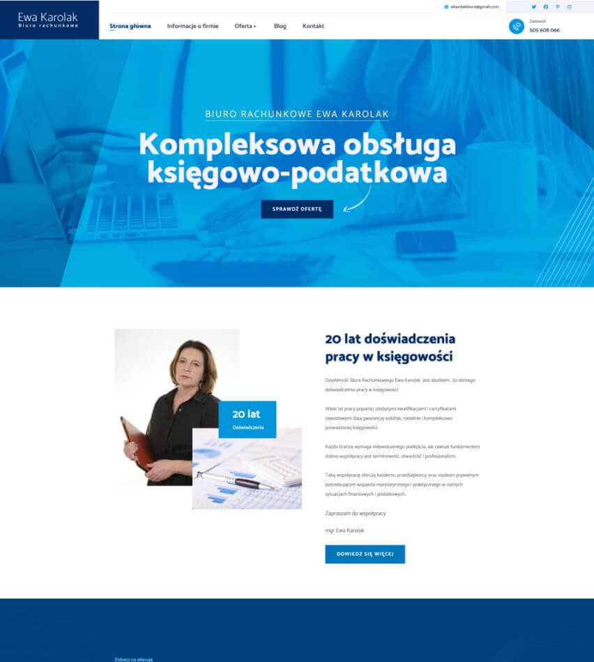 Strona Biuro Rachunkowe Karolak