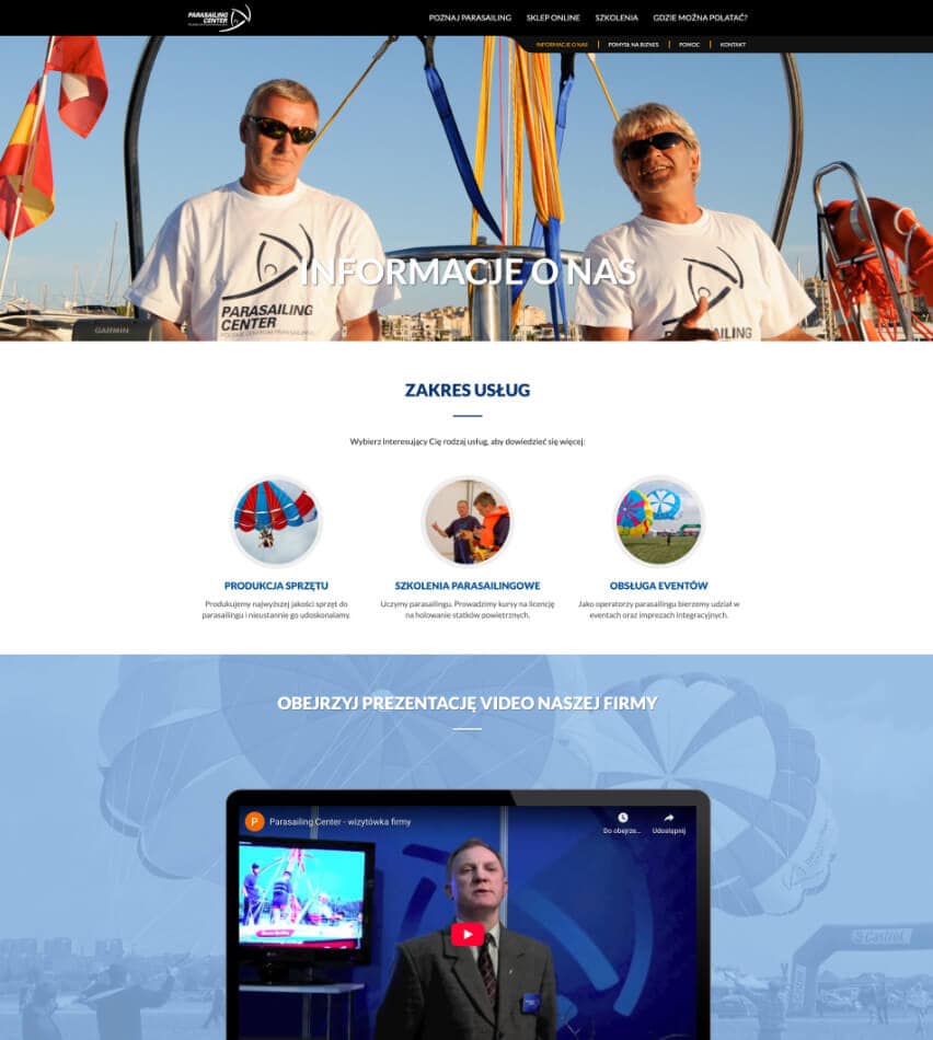 Strona Parasailing Center