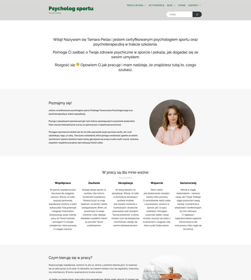 Strona Tamara Pielas