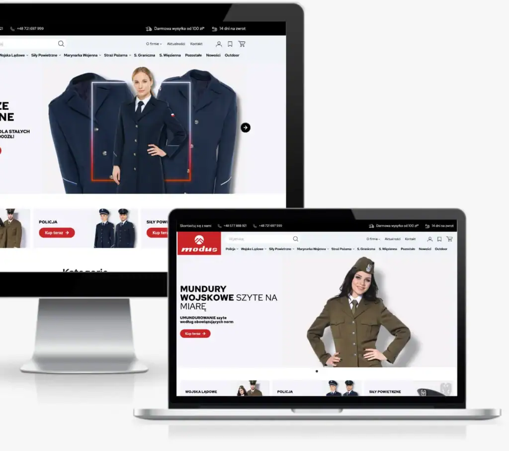 Responsywny sklep internetowy WooCommerce